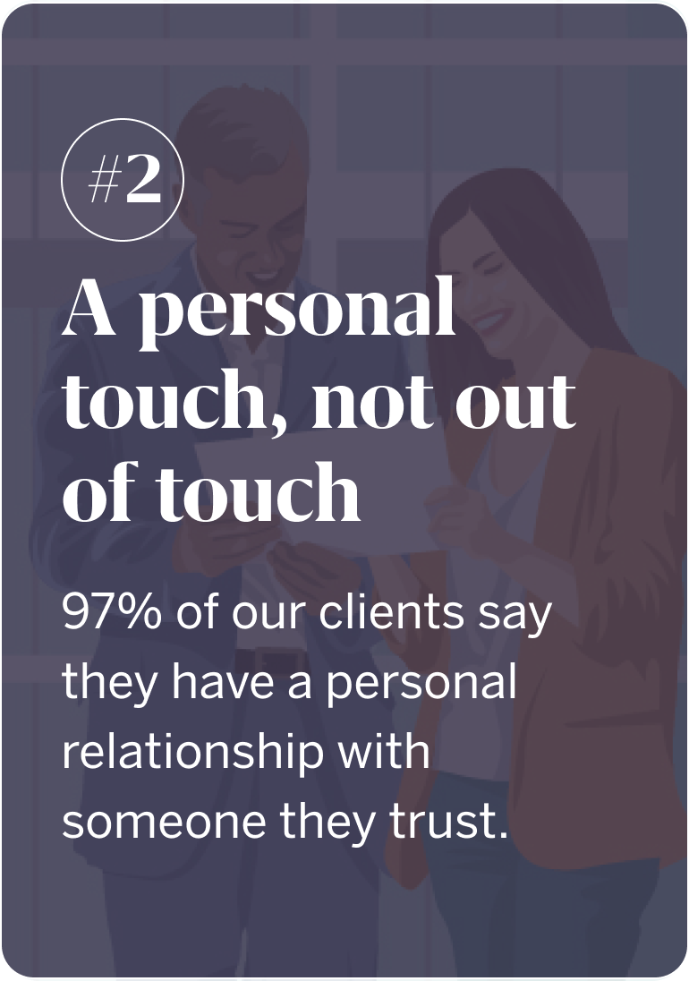 #2 A personal touch, not out of touch